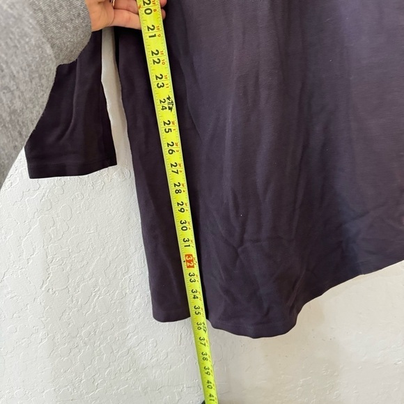 gr. dano purple Rayon Blend Bias Cut Asymmetric Hem Full Zip Jacket L - Picture 8 of 10